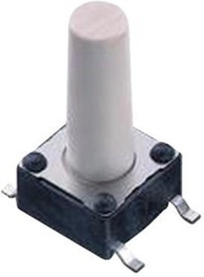 430182070816, Тактильная кнопка, WS-TASV, Top Actuated, SMD (Поверхностный Монтаж), Round Button, 160 гс