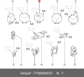 7700844253, Реле
