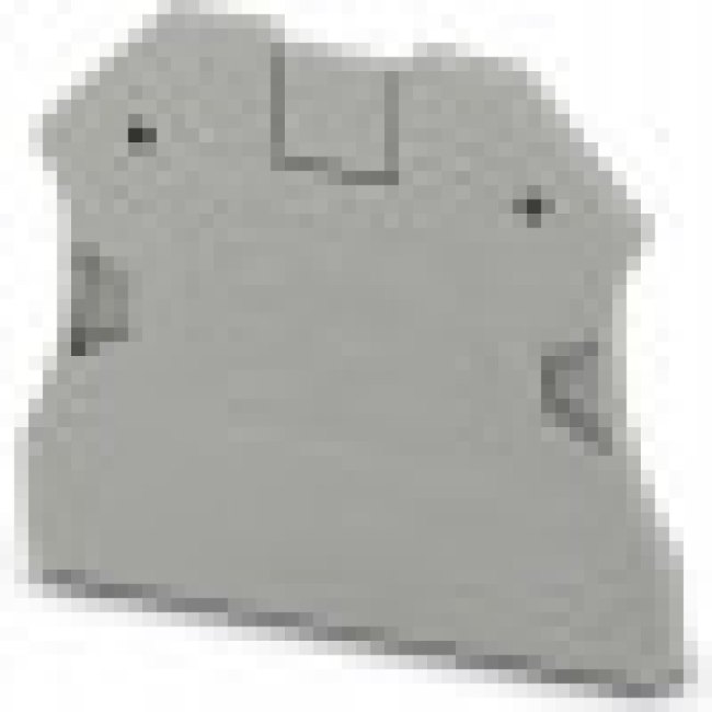 Крышка концевая D-UT 2,5/10 /2,2mm, для винтовых клемм UT 2,5..10, серая