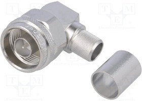 J01020B0081, Вилка, N, "папа", прямой, 50Ом, B7810A, B9913, B9914, LMR400, тефлон