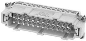 C146 10A024 400 1, Heavy Duty Power Connectors Male insert 24 pole