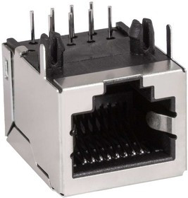 TJ8-10P8 cетевая розетка, Разъём RJ , под пайку