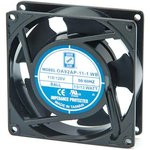 OA92AP-11-2TB, AXIAL FAN, BALL, 27CFM, 22DB, 10W, 115V