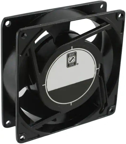 OA92AP-11-2TB, AXIAL FAN, BALL, 27CFM, 22DB, 10W, 115V
