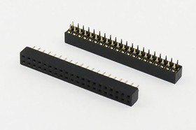 Разъем PBD2-2x20 розетка, шаг P2.0, контакты 40P, монтаж на плату