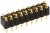 813-S1-006-10-017101, Straight Through Hole Spring Loaded Connector, 6 Contact(s), 2.54mm Pitch, 2 Row(s), Shrouded