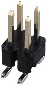 M20-8750242, Headers &amp; Wire Housings 2.54mm 2+2 DIL SMT P/HDR W/PEGS