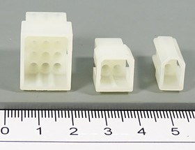 Гнездо питания на кабель трехрядное MFD, 12 контактов, шаг 3,68мм, MFD-3x4F; №9603 гн пит MFD\3x 4\P3,68\каб\\MFD-3x4F конт[19]