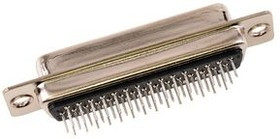 173113-0085, Socket D-Sub Connector, DB-44, Radial Leads