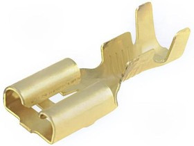 674.08.00.9, Наконечник: плоская, 6,3мм, 0,8мм, "мама", 1-2,5мм2, обжим, прямой 674.08.00.9, Наконечник: плоская, 6,3мм, 0,8мм, "мама", 1-2,5мм2, обжим, прямой