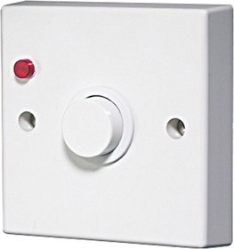 White Timer Light Switch, 2 Way, 1 Gang