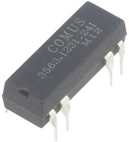 3563.1231.241, Реле: герконовое, SPDT, Uобмотки: 24ВDC, 400мА, макс.100ВDC, 5Вт 3563.1231.241, Реле: герконовое, SPDT, Uобмотки: 24ВDC, 400мА, макс.100ВDC, 5Вт