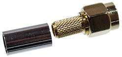 L-KLS1-SMA013-RG-55, разъем SMA гнездо обжимной на кабель RG-55 50Ом