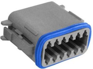 PX0100S12AGY, AUTOMOTIVE CONN, PLUG, 12POS, 13A/250VDC