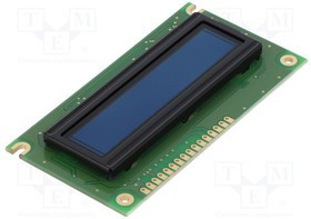 REG010016EGPP5N0, Дисплей: OLED, графический, 2,4", 100x16, Разм: 84x44x10мм, зеленый