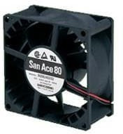 9G0824G1021, DC Fans DC Axial Fan, 80x80x38mm, 24VDC, High Performance, Ribless