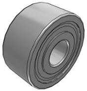 62200-2RS1 Single Row Deep Groove Ball Bearing- Both Sides Sealed 10mm I.D, 30mm O.D
