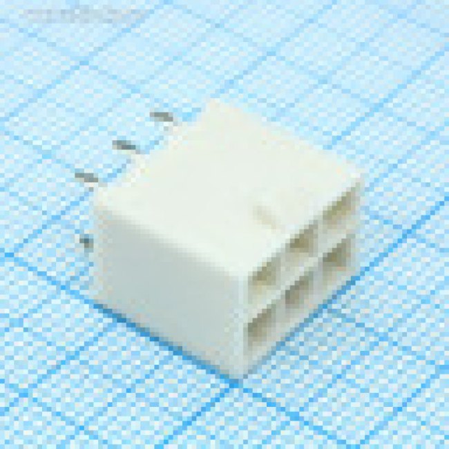 0039288060, Conn Wire to Board HDR 6Power POS 4.2mm Solder ST Top Entry Thru-Hole Mini-Fit Jr Bag