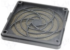 LFT80FI45, Решетка, с фильтром, 80x80мм, Мат-л пластик, 45ppi LFT80FI45, Решетка, с фильтром, 80x80мм, Мат-л пластик, 45ppi