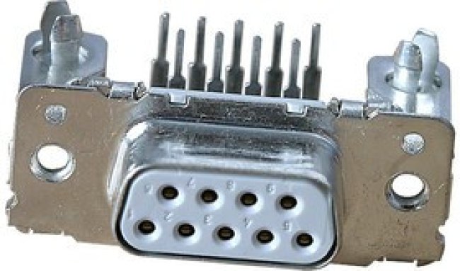9-1393480-9, Разъем D Sub, Standard, Гнездо, 9 контакт(-ов), DE, Пайка