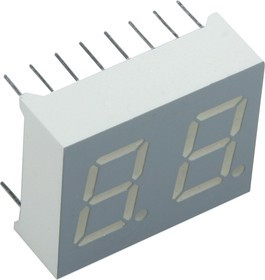 DA04-11SRWA, Индикатор красный ОА, 18мКд 10мм 2х7