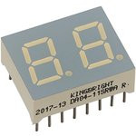 DA04-11SRWA, Индикатор красный ОА, 18мКд 10мм 2х7 DA04-11SRWA, Индикатор красный ОА, 18мКд 10мм 2х7