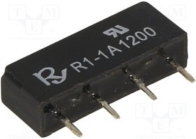 R1-1A1200, Реле: герконовое, SPST-NO, Uобмотки: 12ВDC, 1А, макс.250ВDC, 10ВА