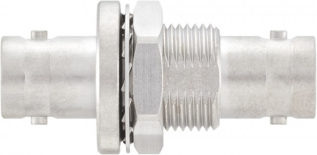 51K501-K00N5, RF Adapters - In Series BNC Jack to BNC Jack Straight Adapter