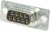 121073-2055 D, D* 9 Way Panel Mount D-sub Connector Socket
