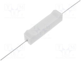 AX10WA-27R, Резистор: проволочный, керамический, THT, 27Ом, 10Вт, ±5%