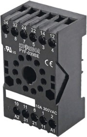 PYF-039BE, Колодка с винтовыми клеммами для реле RS-3xx