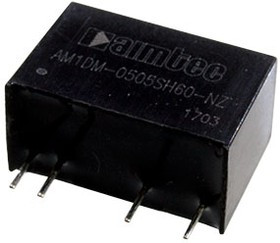 AM1DM-0505SH60-NZ, SIP7, Возможная замена: AM1D-0505SH60Z, AM1D-0505SH60-NZ