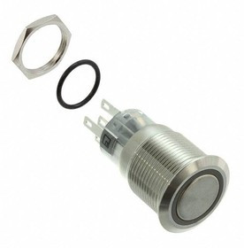 PV4F2B0SS-341, Pushbutton Switches Illuminated, Sealed Anti-vandal switch