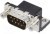 LD09P13A4GV00LF, Разъем D-Sub; PIN: 9; гнездо; "папа"; на PCB,клипс