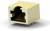 1734795-1, Conn RJ-45 F 8 POS 1.02mm Solder RA Thru-Hole 12 Terminal 1 Port Cat 5 Tray
