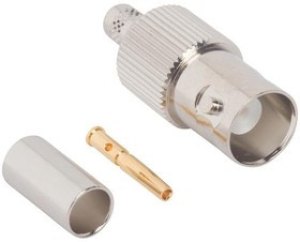 112148, RF Connectors / Coaxial Connectors BNC ST CRIMP JACK RG58 50 OHM DL