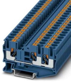 3211485, DIN Rail Terminal Blocks PT 6-TWIN BU