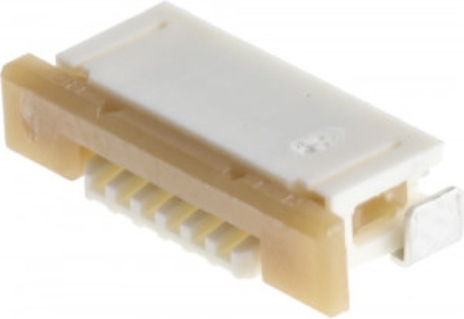 522710679, Соединитель FFC/FPC 6 контактов шаг 1мм угловой SMD серия Easy-OnT лента на катушке