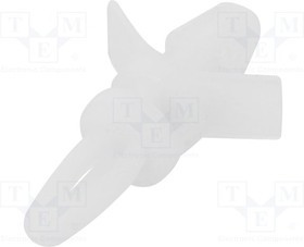 DR8G813V40347, Дистанцирующая стойка на плату, полиамид, Дл 6,4мм, на защелки