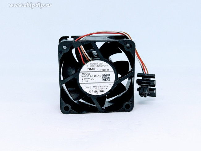 Вентилятор NMB-MAT 06025SA-24R-BU 24v 0.15A 4pin 60x25