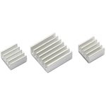 Aluminium Heatsink Kit for Raspberry Pi, Набор радиаторов для Raspberry Pi 3