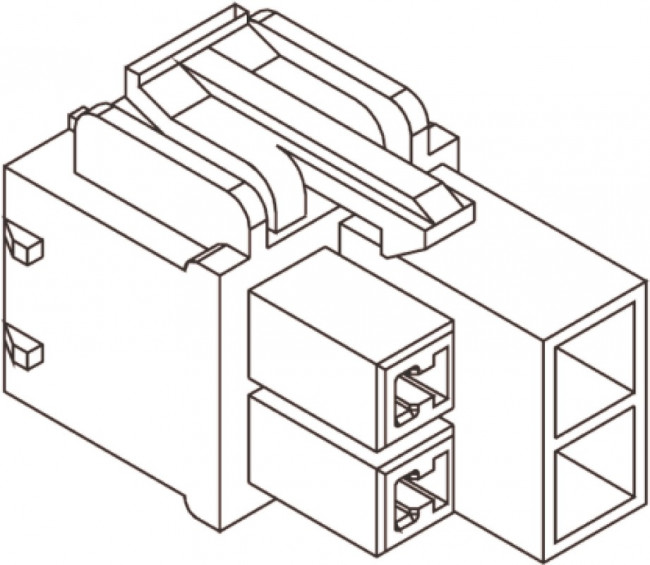 35150-0200, Корпус разъема, VersaBlade 35150, Штекер, 2 вывод(-ов), 6.2 мм