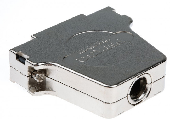 FMK3G / 1727040100, FMK Series Die Cast Zinc D Sub Backshell, 25 Way, Strain Relief