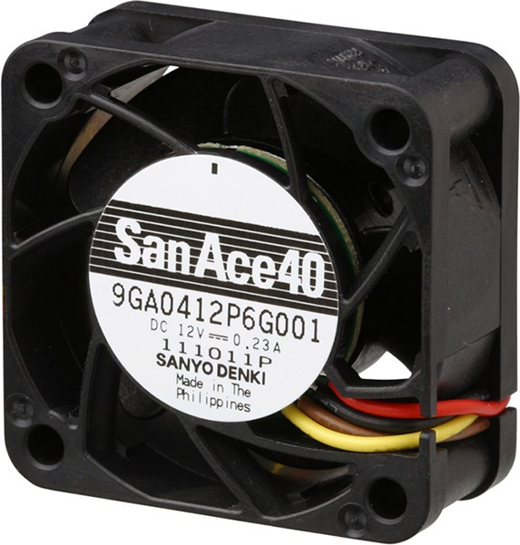9GA0424P6H001, Вентилятор: DC; осевой; 24ВDC; 40x40x20мм; 19,8куб.м/ч; 40дБА