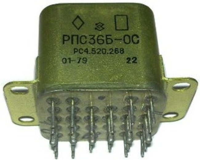 Реле 27В, РС4.520.268, РПС36Б Реле 27В, РС4.520.268, РПС36Б