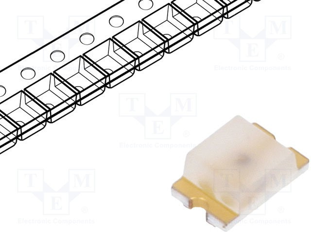 HSMZ-C170, LED; SMD; 0805; red; 45?165mcd; 2x1.25x0.8mm; 170°; 2.2?2.6V; 20mA HSMZ-C170, LED; SMD; 0805; red; 45?165mcd; 2x1.25x0.8mm; 170°; 2.2?2.6V; 20mA