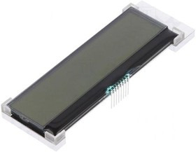 DEM 20235 FGH-PW, Дисплей LCD, алфавитно-цифровой, COG,FSTN Positive, 20x2, LED