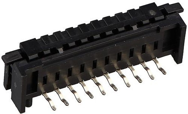 10FDZ-ST, Вилка для плоского кабеля 2.54мм