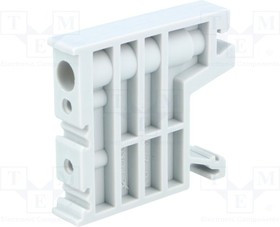 KU-2/35-GY, Держатель, ZG-G, ZUG, ZUG-G2.5, серый, Шир: 10мм, полиамид, TS35