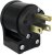 Q-710-RA, AC Power Plugs & Receptacles 15A/125VAC PLUG NEMA 5-15P Q-710-RA, AC Power Plugs & Receptacles 15A/125VAC PLUG NEMA 5-15P